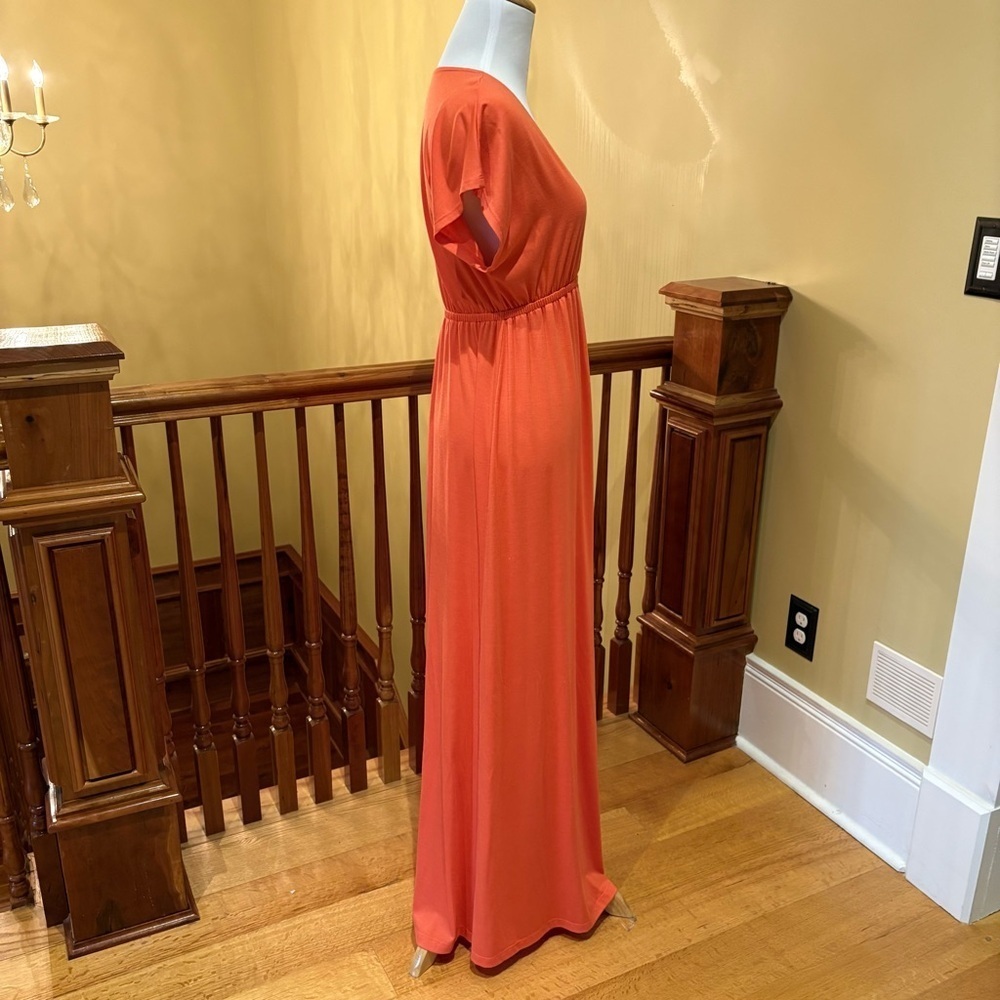 Beachgirl Coastal Coral Maxi Dress Wmn’s XS - Picture 4 of 8